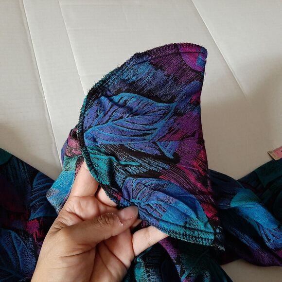 Vintage Patty O'Neil by Monique Robidoux Secretary Midi Dress Size 10 - Picture 6 of 12